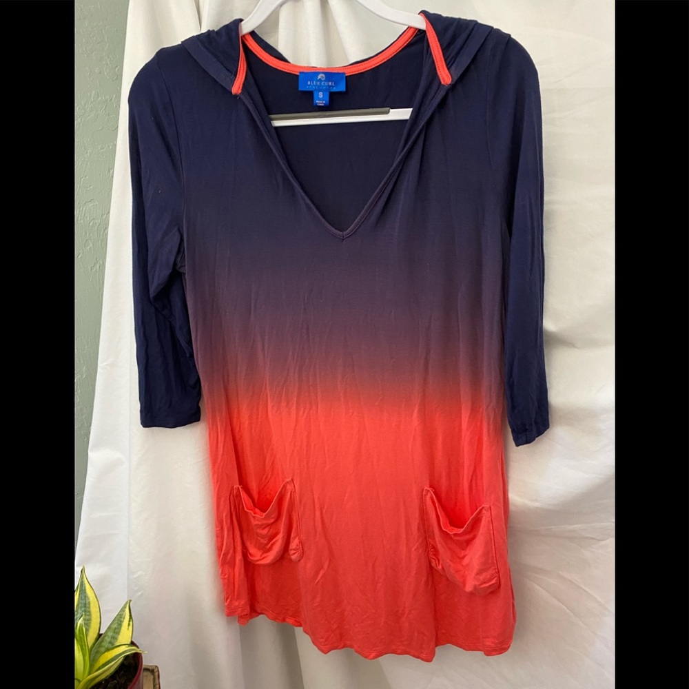 💥💥 NWOT Blue Curl beach resort coverup small